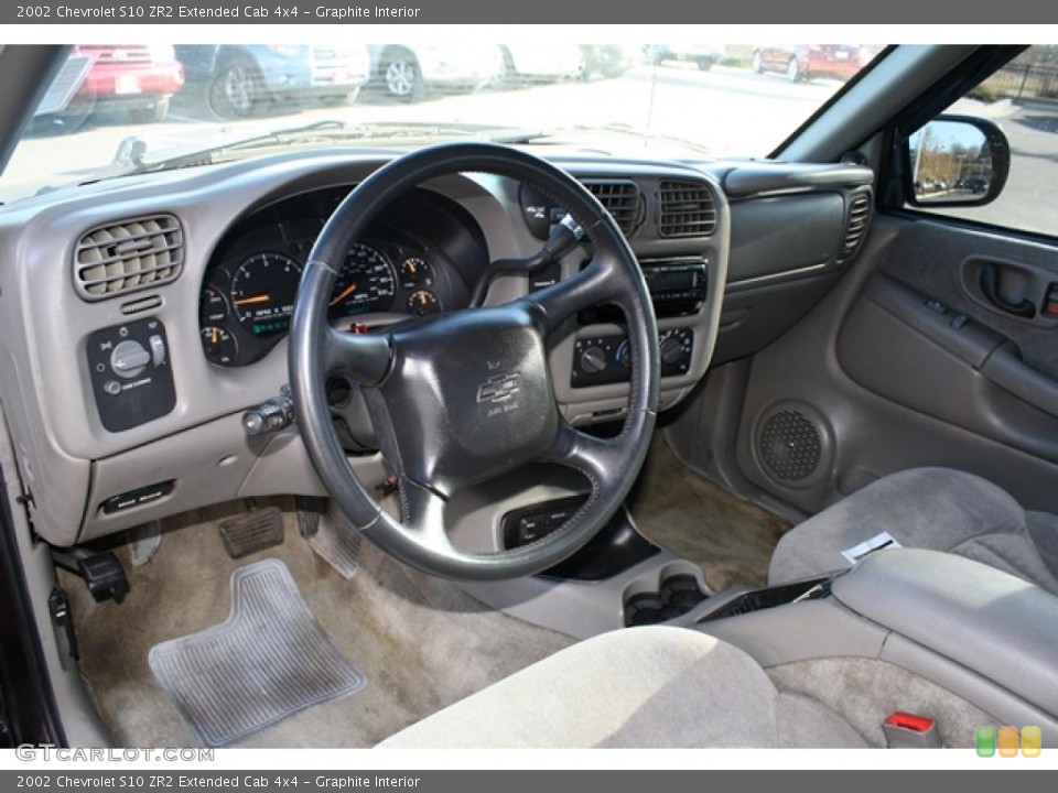 Graphite Interior Prime Interior for the 2002 Chevrolet S10 ZR2 Extended Cab 4x4 #40670498
