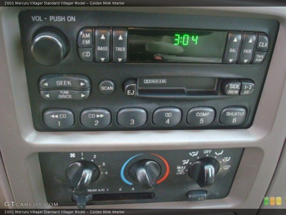 Golden Mink Interior Controls for the 2001 Mercury Villager  #40671566