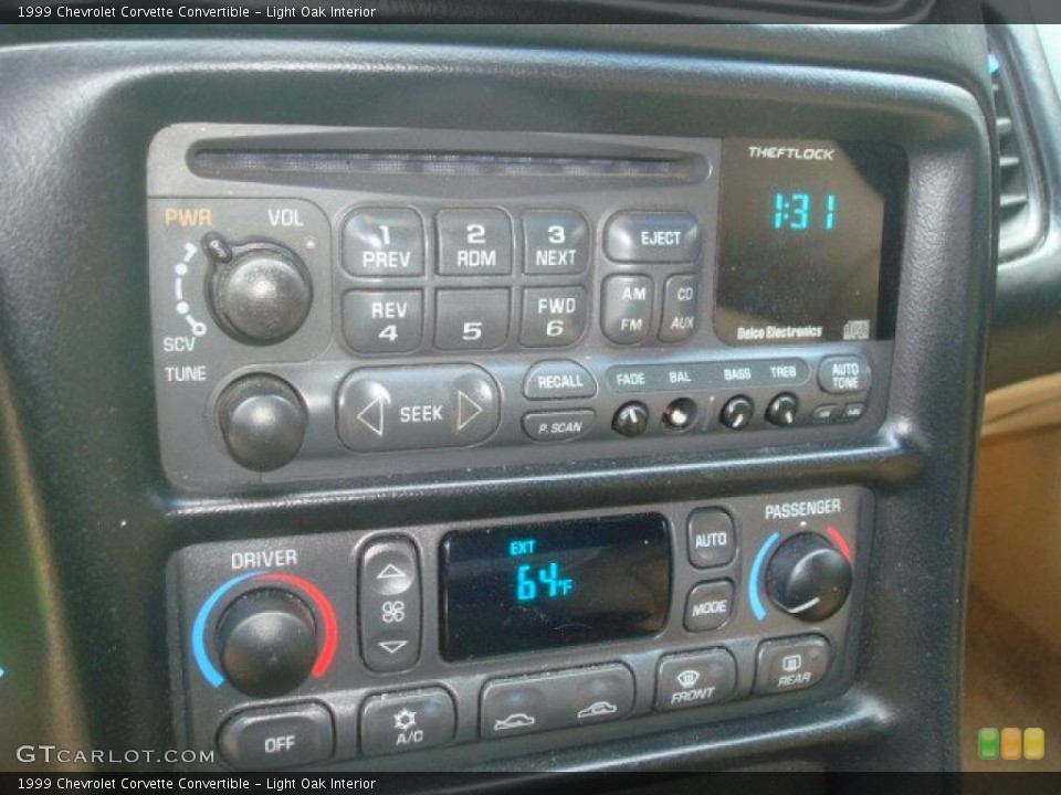 Light Oak Interior Controls for the 1999 Chevrolet Corvette Convertible #40671890