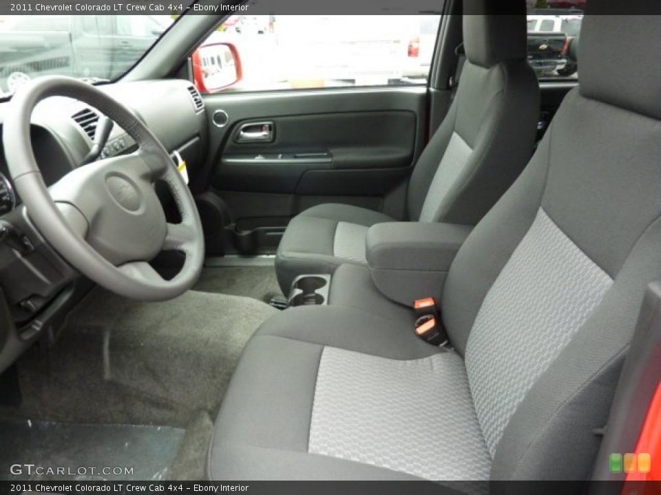 Ebony Interior Photo for the 2011 Chevrolet Colorado LT Crew Cab 4x4 #40674998