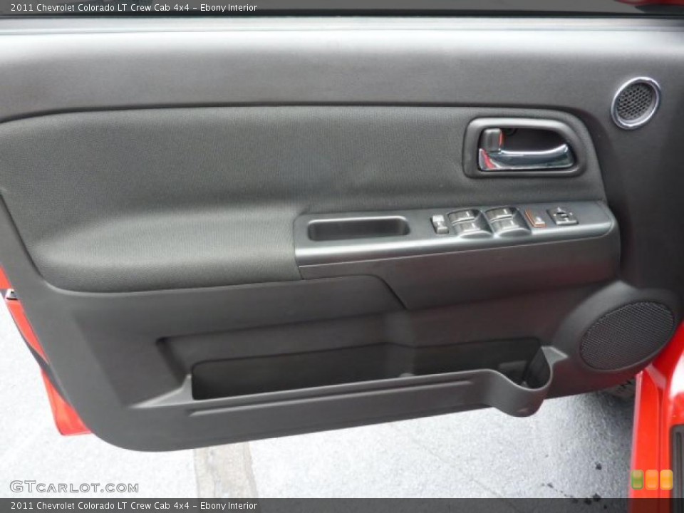 Ebony Interior Door Panel for the 2011 Chevrolet Colorado LT Crew Cab 4x4 #40675106