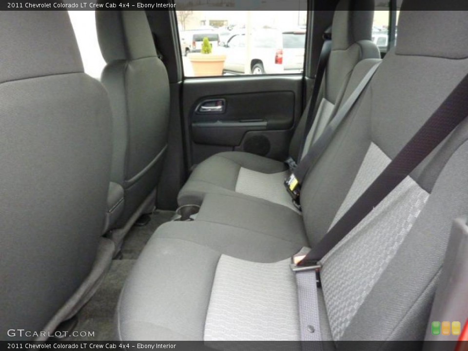 Ebony Interior Photo for the 2011 Chevrolet Colorado LT Crew Cab 4x4 #40675122