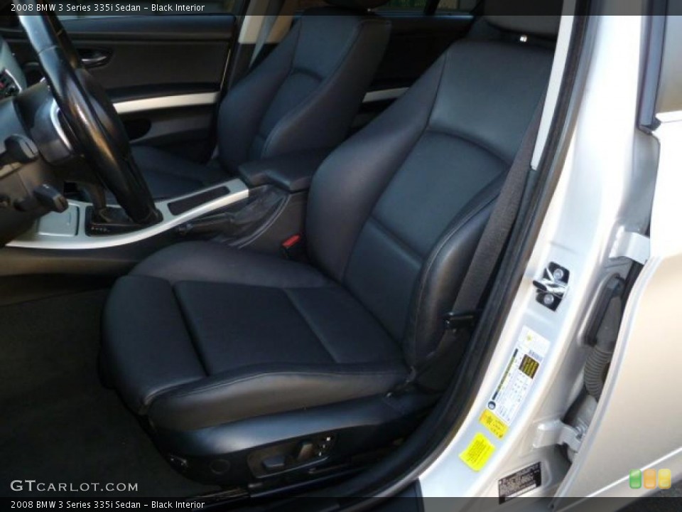 Black Interior Photo for the 2008 BMW 3 Series 335i Sedan #40676022