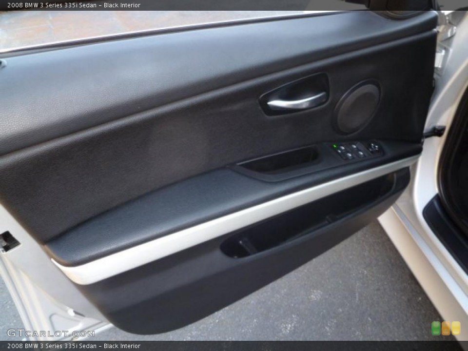 Black Interior Door Panel for the 2008 BMW 3 Series 335i Sedan #40676138