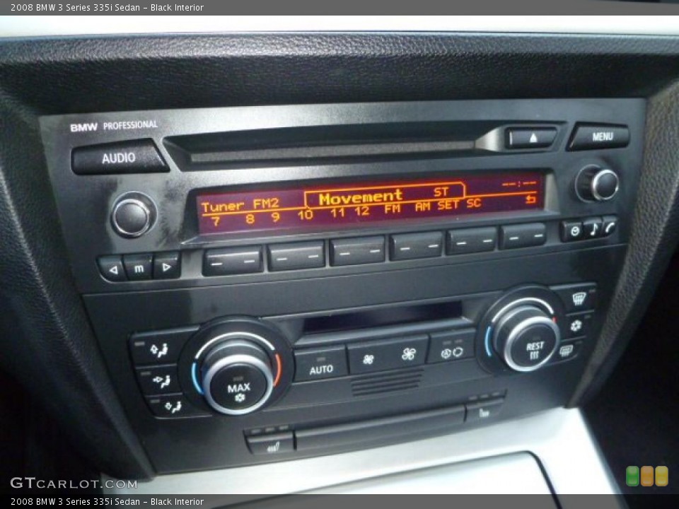 Black Interior Controls for the 2008 BMW 3 Series 335i Sedan #40676190