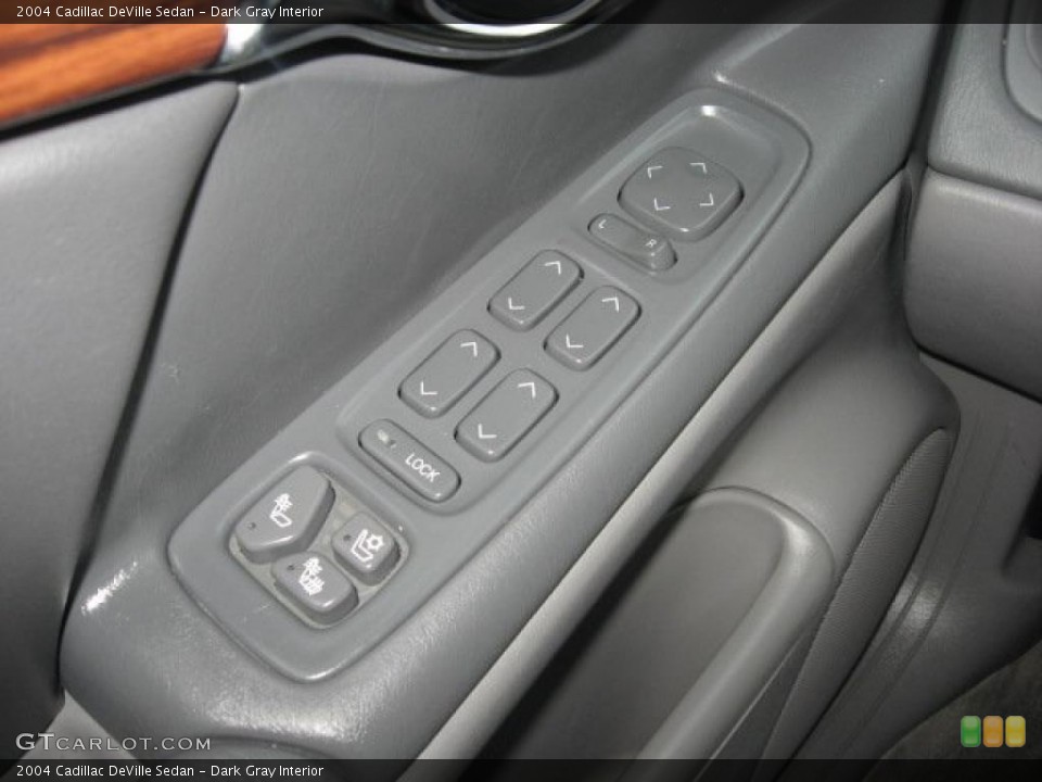 Dark Gray Interior Controls for the 2004 Cadillac DeVille Sedan #40676638