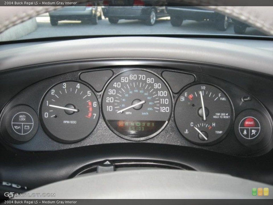 Medium Gray Interior Gauges for the 2004 Buick Regal LS #40677266