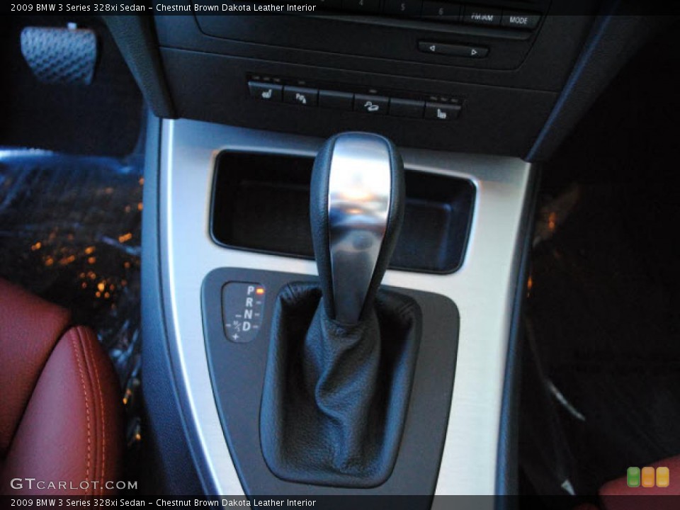 Chestnut Brown Dakota Leather Interior Transmission for the 2009 BMW 3 Series 328xi Sedan #40677737