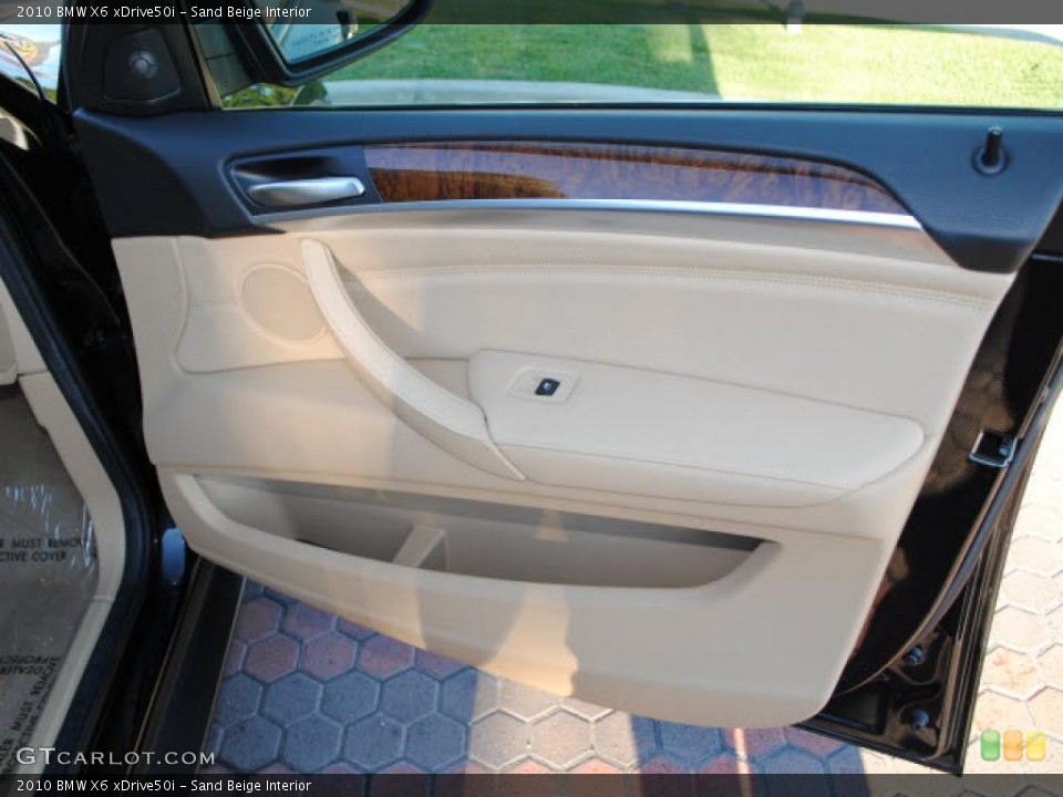 Sand Beige Interior Door Panel for the 2010 BMW X6 xDrive50i #40678170