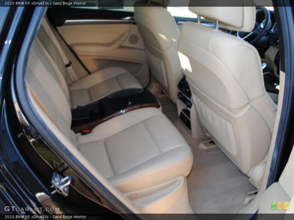 Sand Beige Interior Photo for the 2010 BMW X6 xDrive50i #40678186