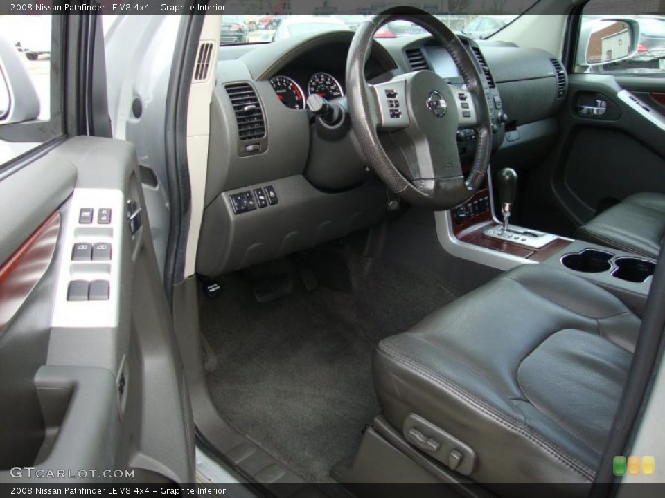 Graphite 2008 Nissan Pathfinder Interiors