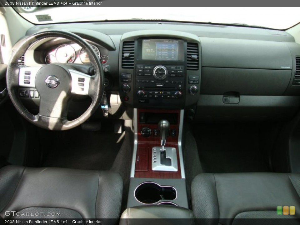 Graphite Interior Dashboard for the 2008 Nissan Pathfinder LE V8 4x4 #40679290