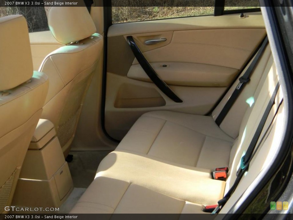 Sand Beige Interior Photo for the 2007 BMW X3 3.0si #40680086