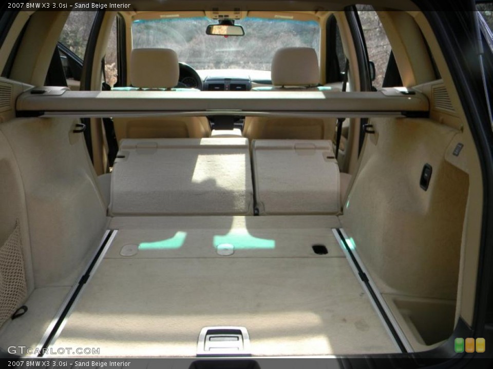 Sand Beige Interior Trunk for the 2007 BMW X3 3.0si #40680162
