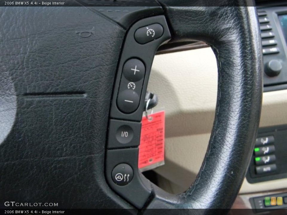 Beige Interior Controls for the 2006 BMW X5 4.4i #40681138