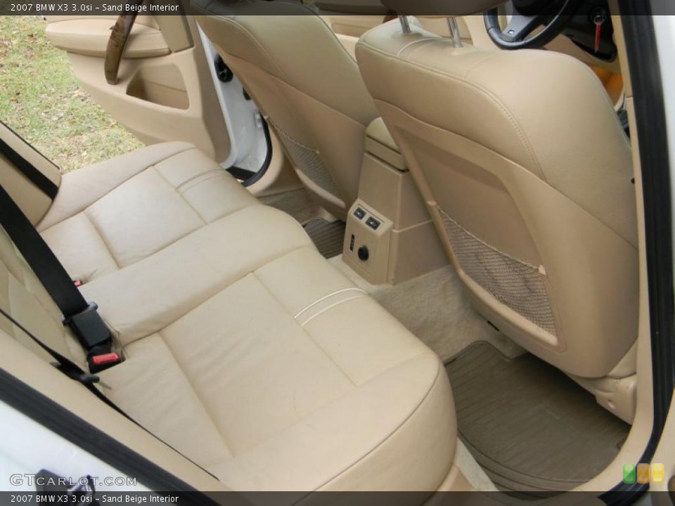 Sand Beige Interior Photo for the 2007 BMW X3 3.0si #40681946