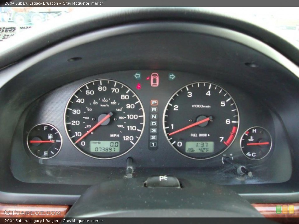 Gray Moquette Interior Gauges for the 2004 Subaru Legacy L Wagon #40682700