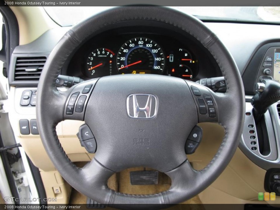 Ivory Interior Steering Wheel for the 2008 Honda Odyssey Touring #40684050