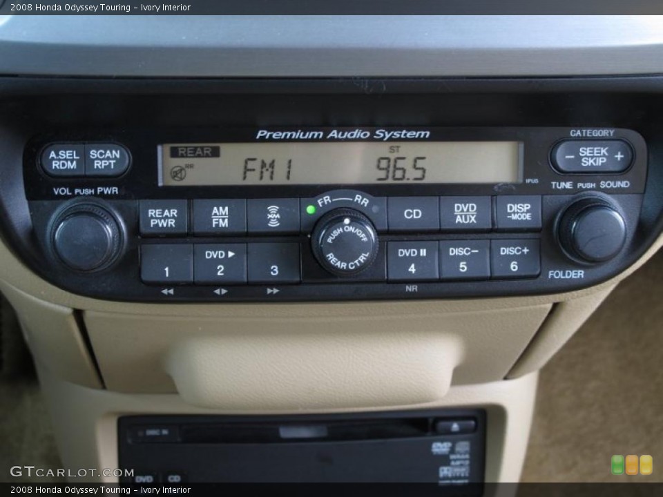 Ivory Interior Controls for the 2008 Honda Odyssey Touring #40684090