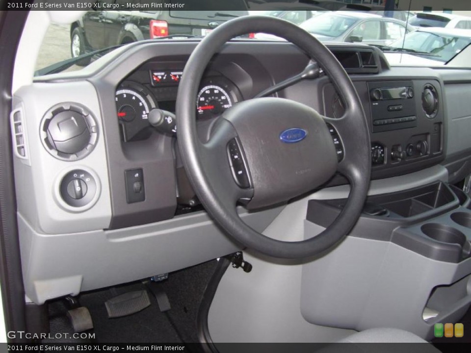 Medium Flint Interior Dashboard for the 2011 Ford E Series Van E150 XL Cargo #40686874