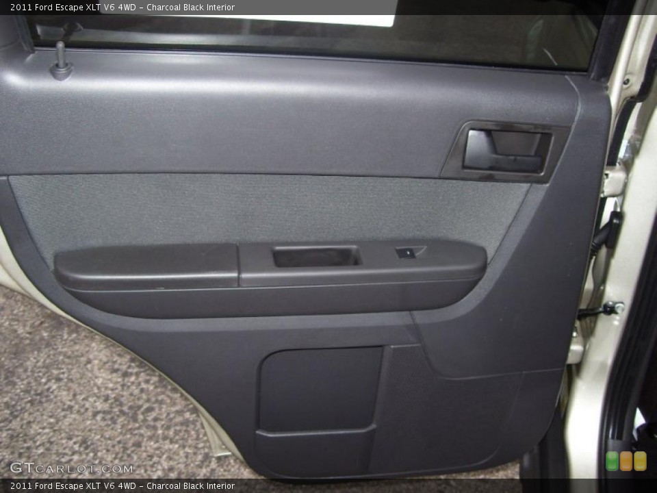Charcoal Black Interior Door Panel for the 2011 Ford Escape XLT V6 4WD #40688898
