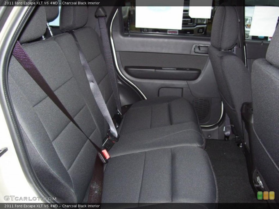 Charcoal Black Interior Photo for the 2011 Ford Escape XLT V6 4WD #40688998