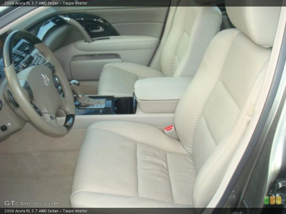 Taupe Interior Photo for the 2009 Acura RL 3.7 AWD Sedan #40691242