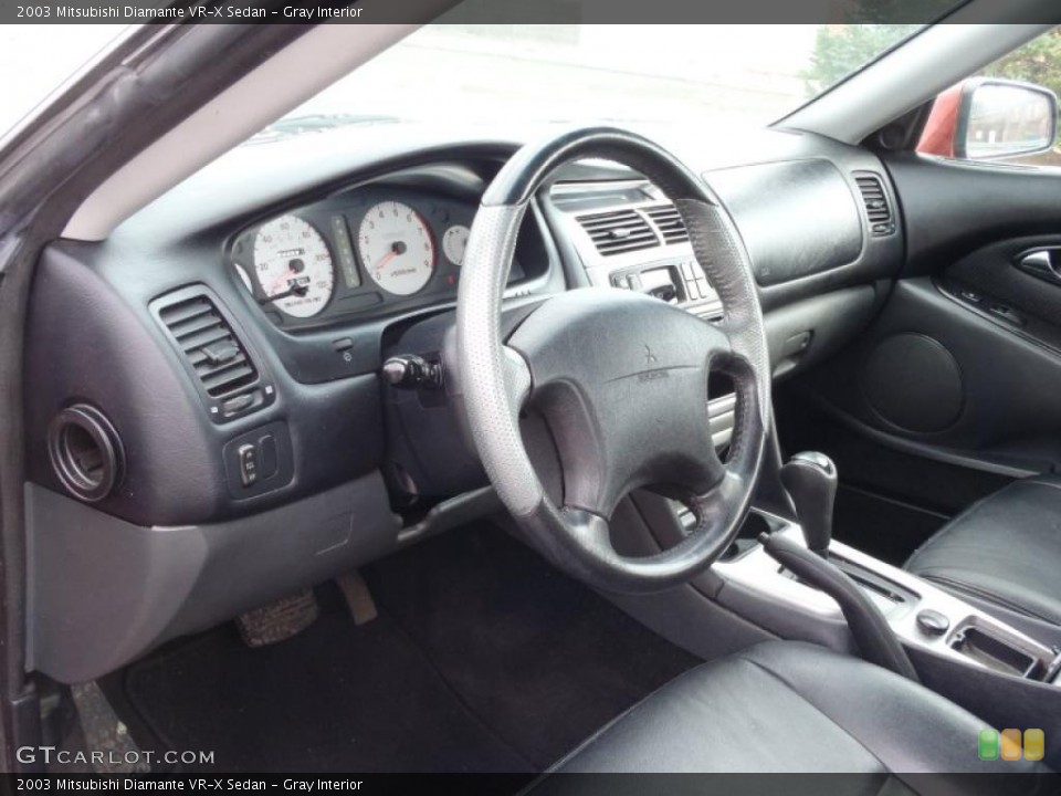 Gray Interior Prime Interior for the 2003 Mitsubishi Diamante VR-X Sedan #40696690