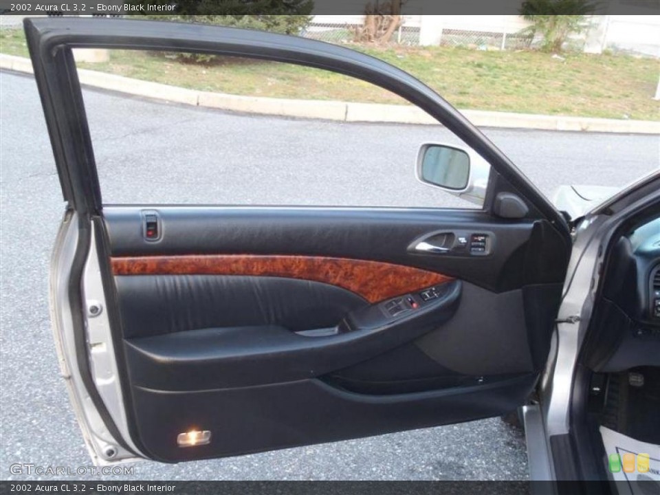Ebony Black Interior Door Panel for the 2002 Acura CL 3.2 #40697262