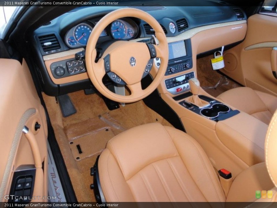 Cuoio Interior Prime Interior for the 2011 Maserati GranTurismo Convertible GranCabrio #40700701