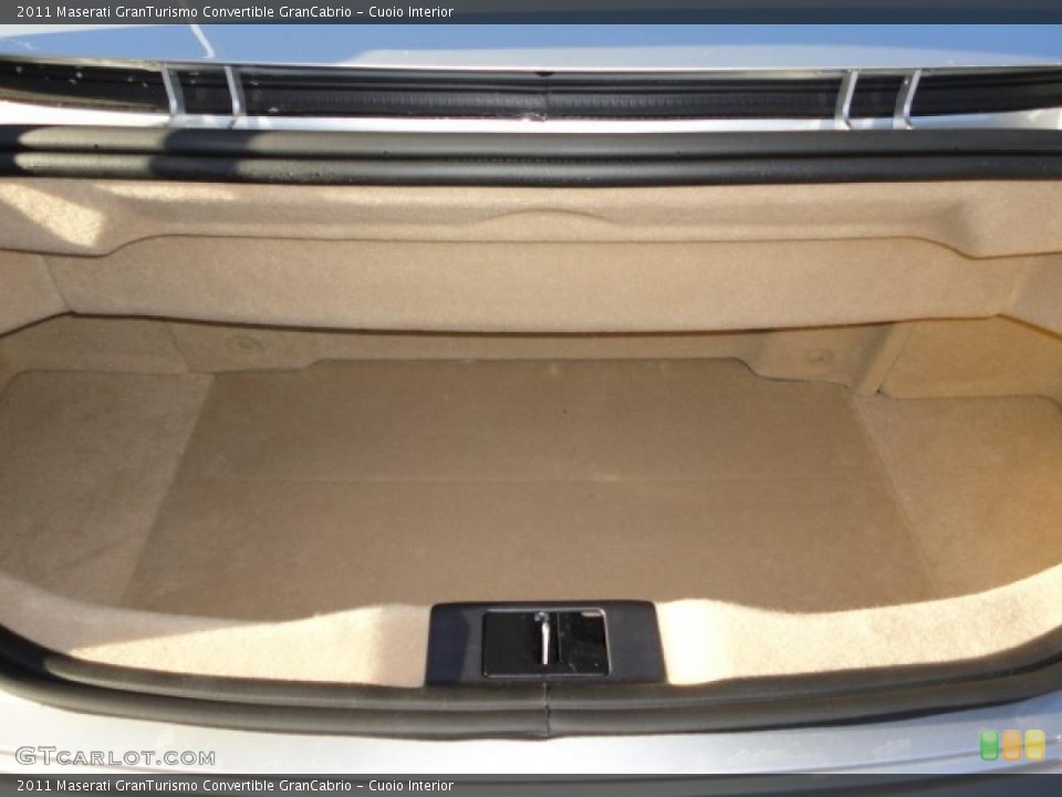 Cuoio Interior Trunk for the 2011 Maserati GranTurismo Convertible GranCabrio #40701123