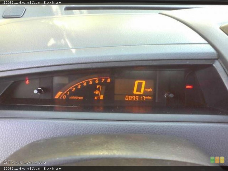Black Interior Gauges for the 2004 Suzuki Aerio S Sedan #40701149