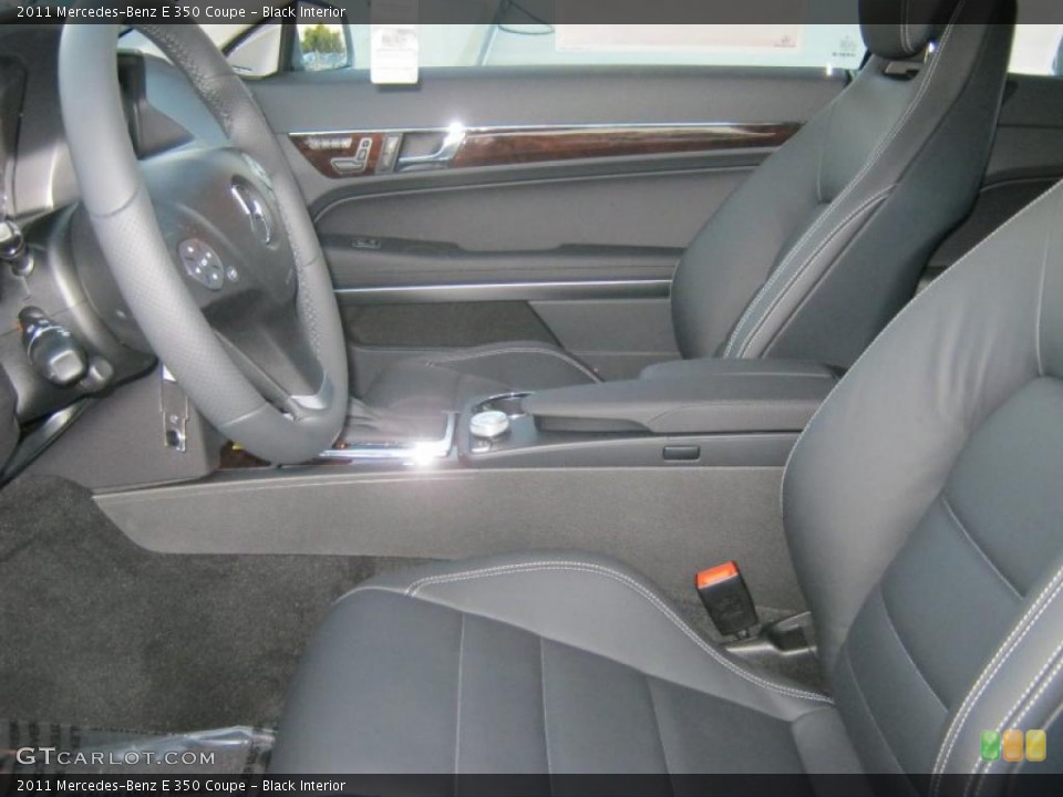 Black Interior Photo for the 2011 Mercedes-Benz E 350 Coupe #40701476