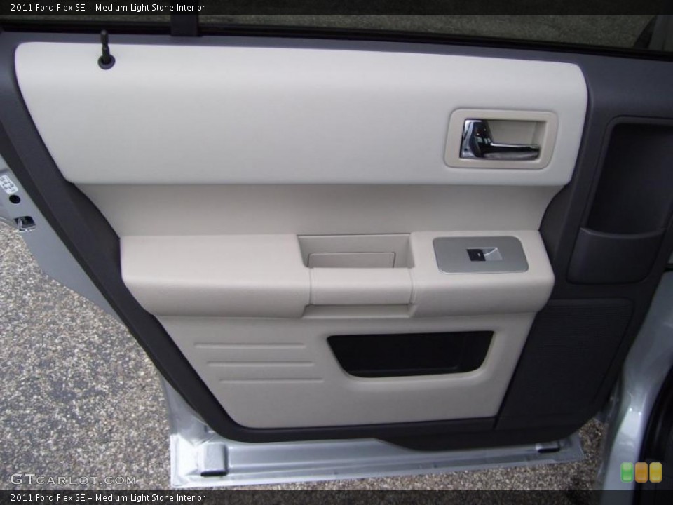 Medium Light Stone Interior Door Panel for the 2011 Ford Flex SE #40702913