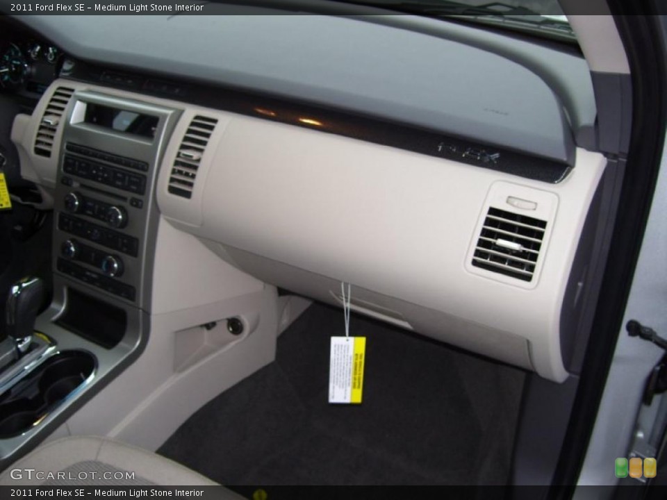 Medium Light Stone Interior Dashboard for the 2011 Ford Flex SE #40703113