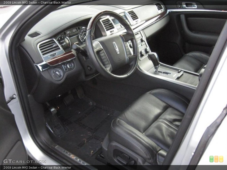 Charcoal Black Interior Prime Interior for the 2009 Lincoln MKS Sedan #40704273