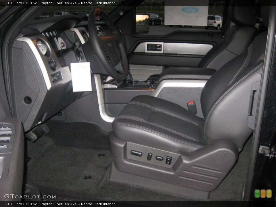 Raptor Black Interior Photo for the 2010 Ford F150 SVT Raptor SuperCab 4x4 #40705017