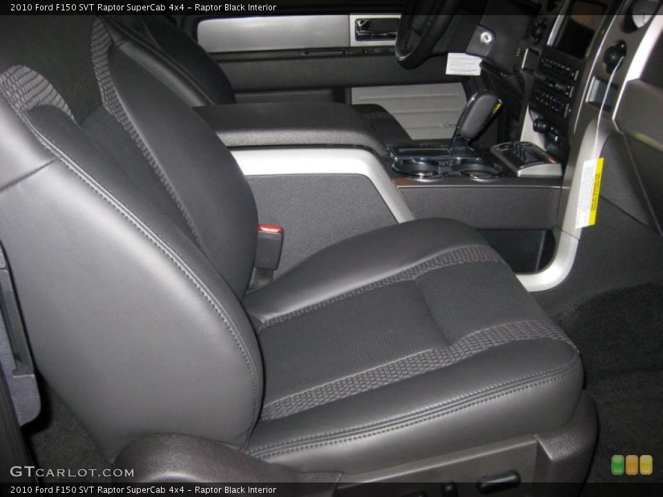 Raptor Black Interior Photo for the 2010 Ford F150 SVT Raptor SuperCab 4x4 #40705121