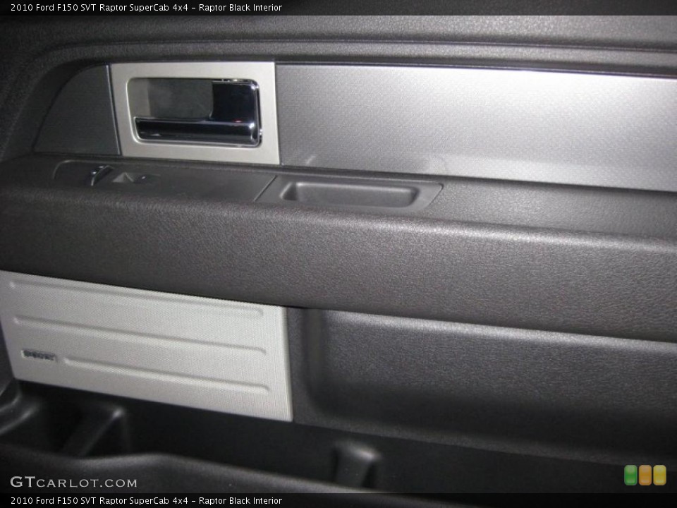 Raptor Black Interior Door Panel for the 2010 Ford F150 SVT Raptor SuperCab 4x4 #40705153
