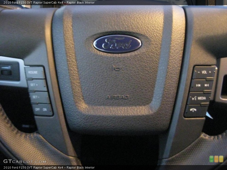 Raptor Black Interior Controls for the 2010 Ford F150 SVT Raptor SuperCab 4x4 #40705277