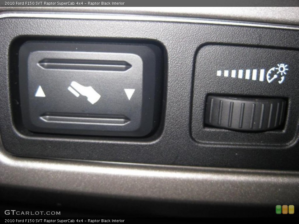 Raptor Black Interior Controls for the 2010 Ford F150 SVT Raptor SuperCab 4x4 #40705317
