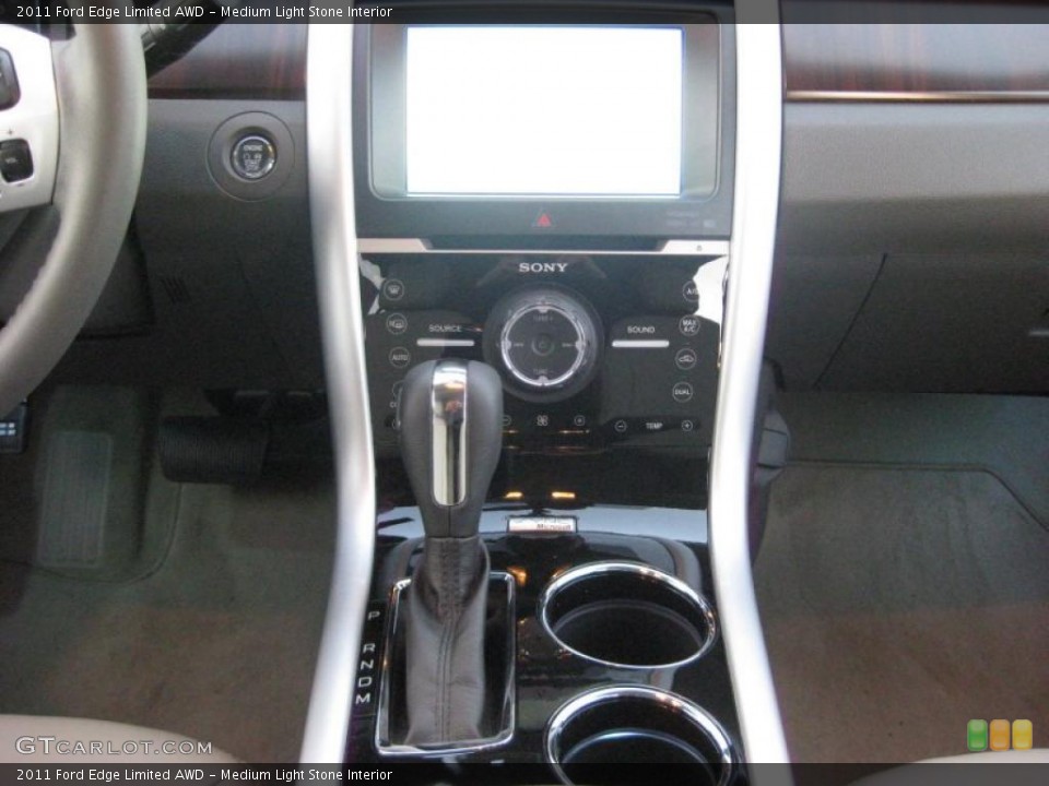 Medium Light Stone Interior Controls for the 2011 Ford Edge Limited AWD #40706013