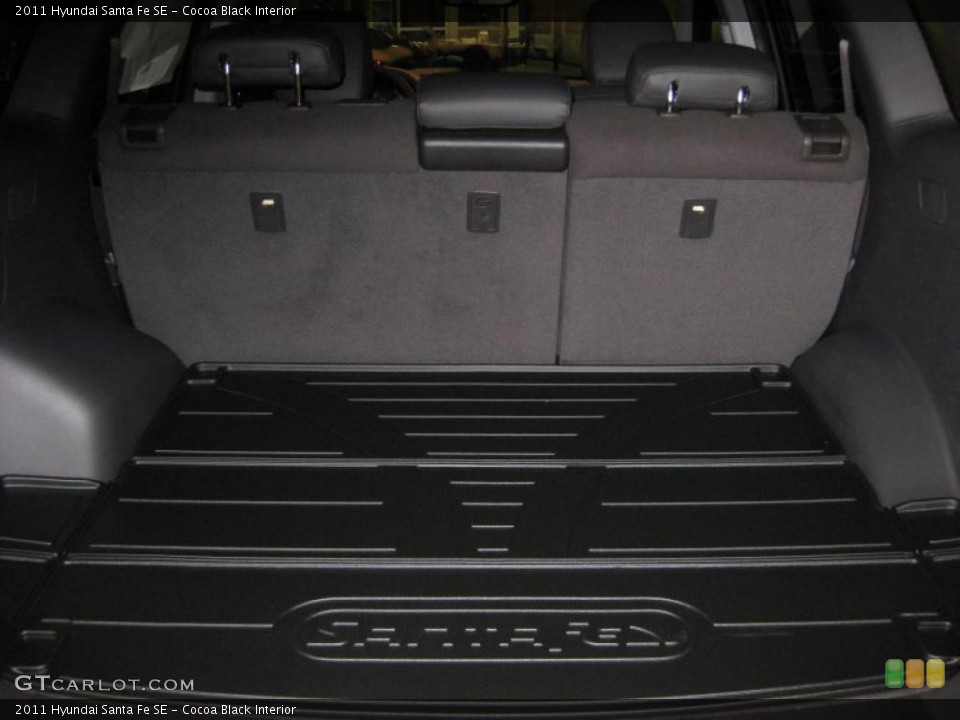 Cocoa Black Interior Trunk for the 2011 Hyundai Santa Fe SE #40706617