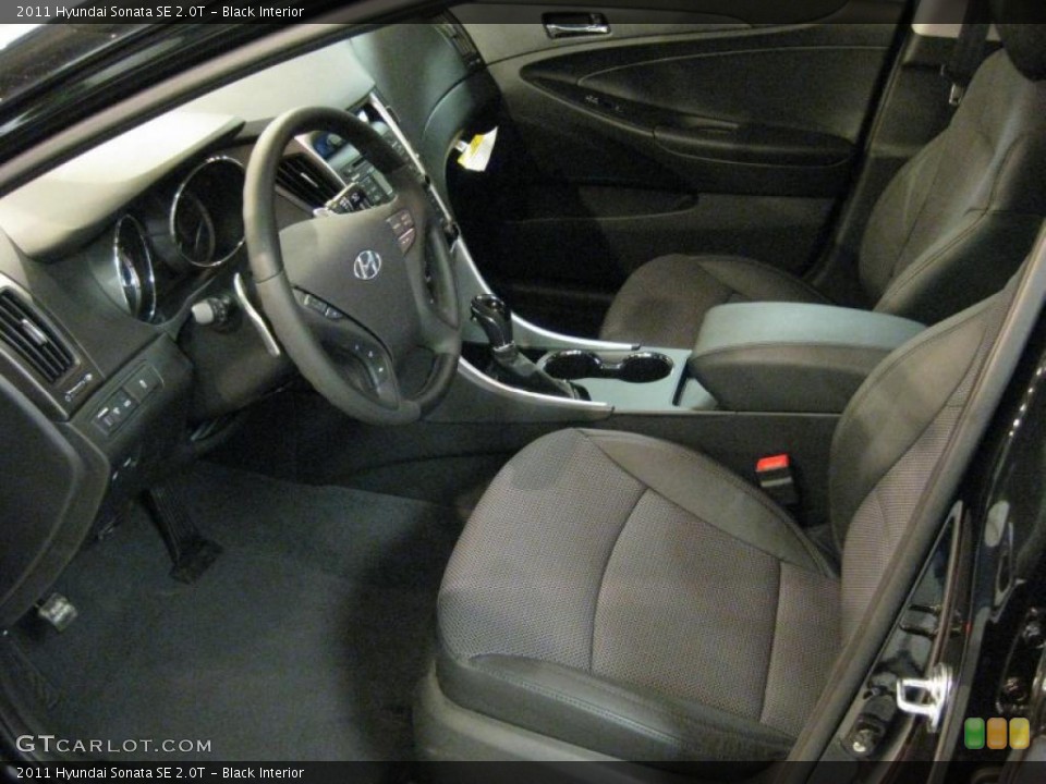 Black Interior Prime Interior for the 2011 Hyundai Sonata SE 2.0T #40707013