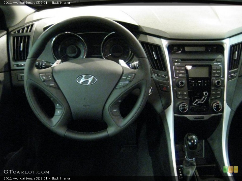 Black Interior Dashboard for the 2011 Hyundai Sonata SE 2.0T #40707165