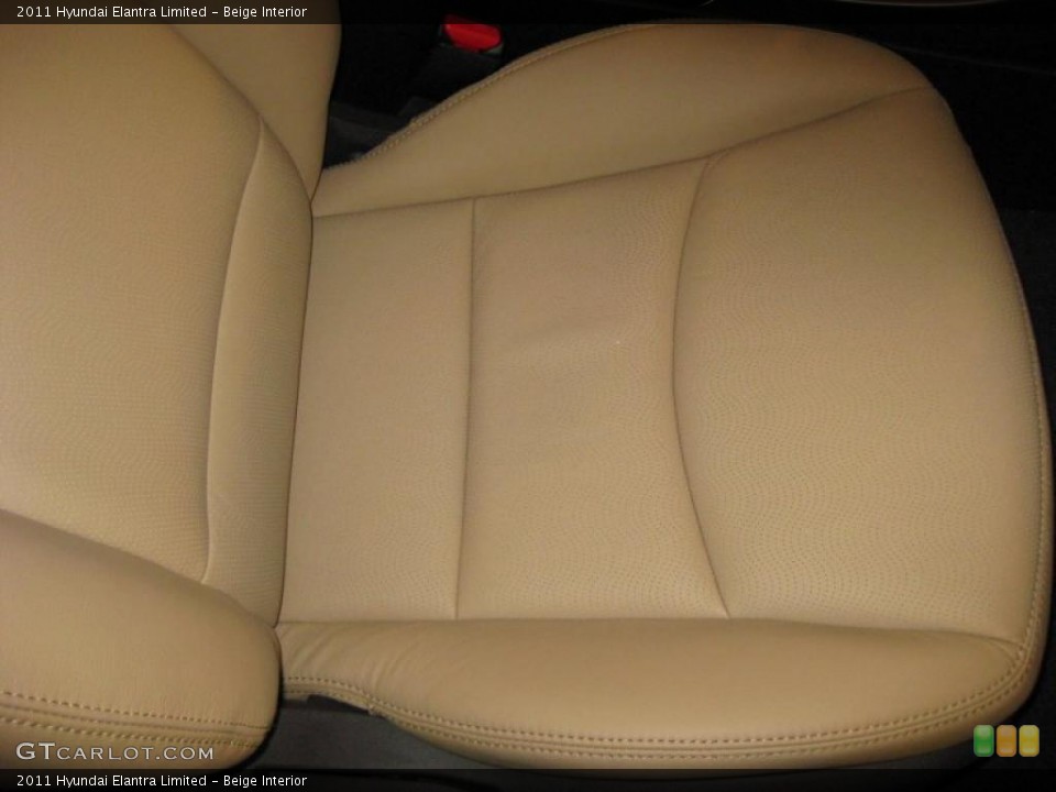 Beige Interior Photo for the 2011 Hyundai Elantra Limited #40707529
