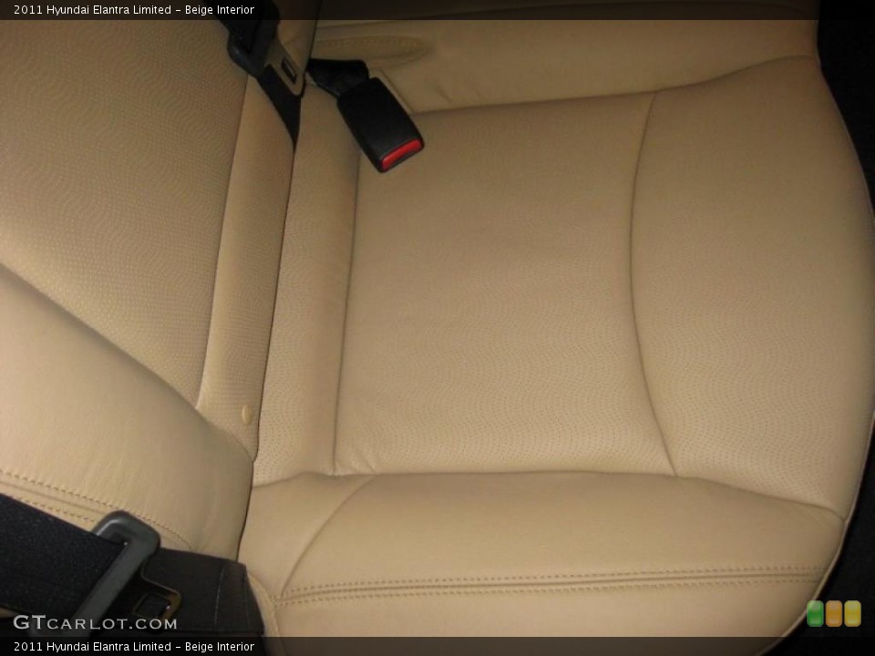 Beige Interior Photo for the 2011 Hyundai Elantra Limited #40707557