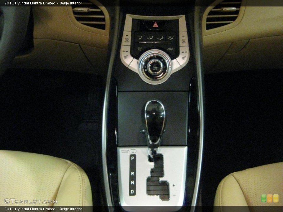 Beige Interior Transmission for the 2011 Hyundai Elantra Limited #40707625