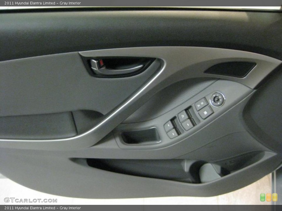 Gray Interior Door Panel for the 2011 Hyundai Elantra Limited #40707901