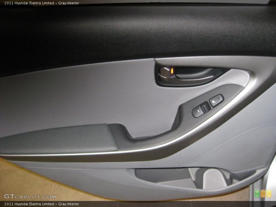 Gray Interior Door Panel for the 2011 Hyundai Elantra Limited #40707953